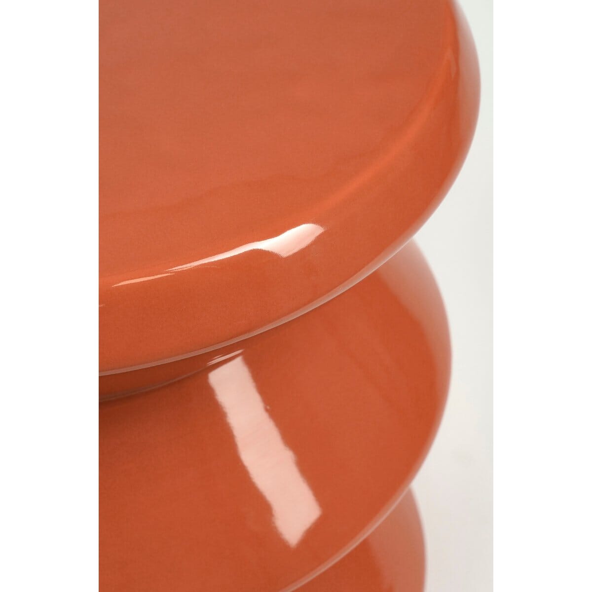 Beistelltisch – H28 x Ø31 cm – Keramik – Orange Mica Decorations