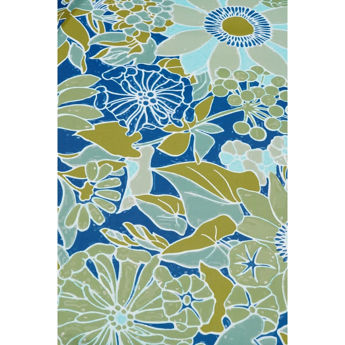 Blumenparasol - H238 x Ø220 cm - Blau Mica Decorations