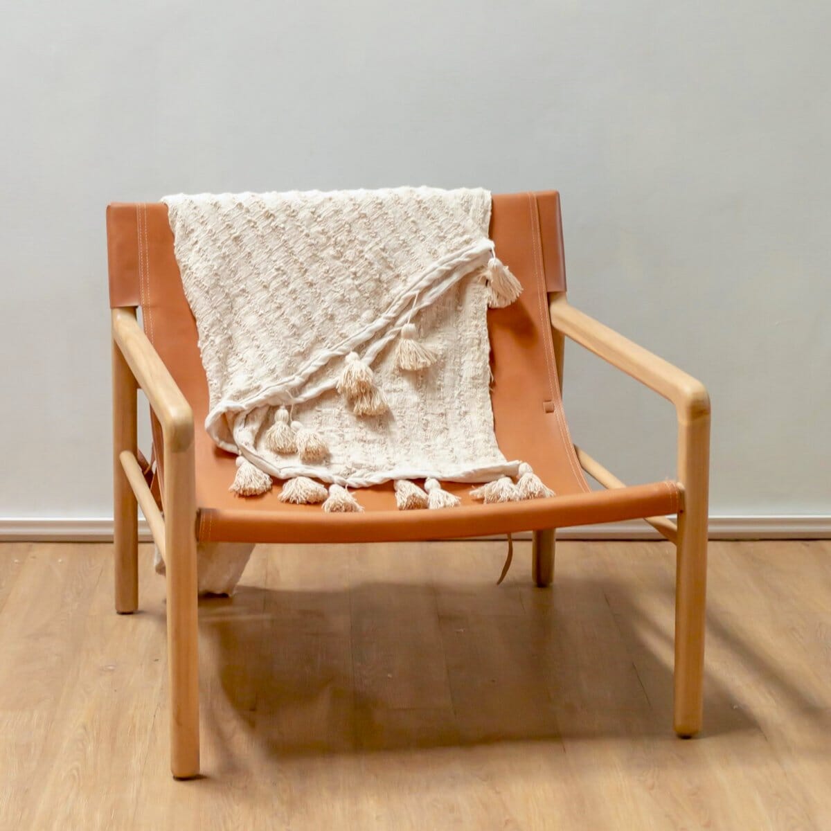 Boho-Decke TENUN 110 x 200 cm - handgewebt Heimdecke Soeji