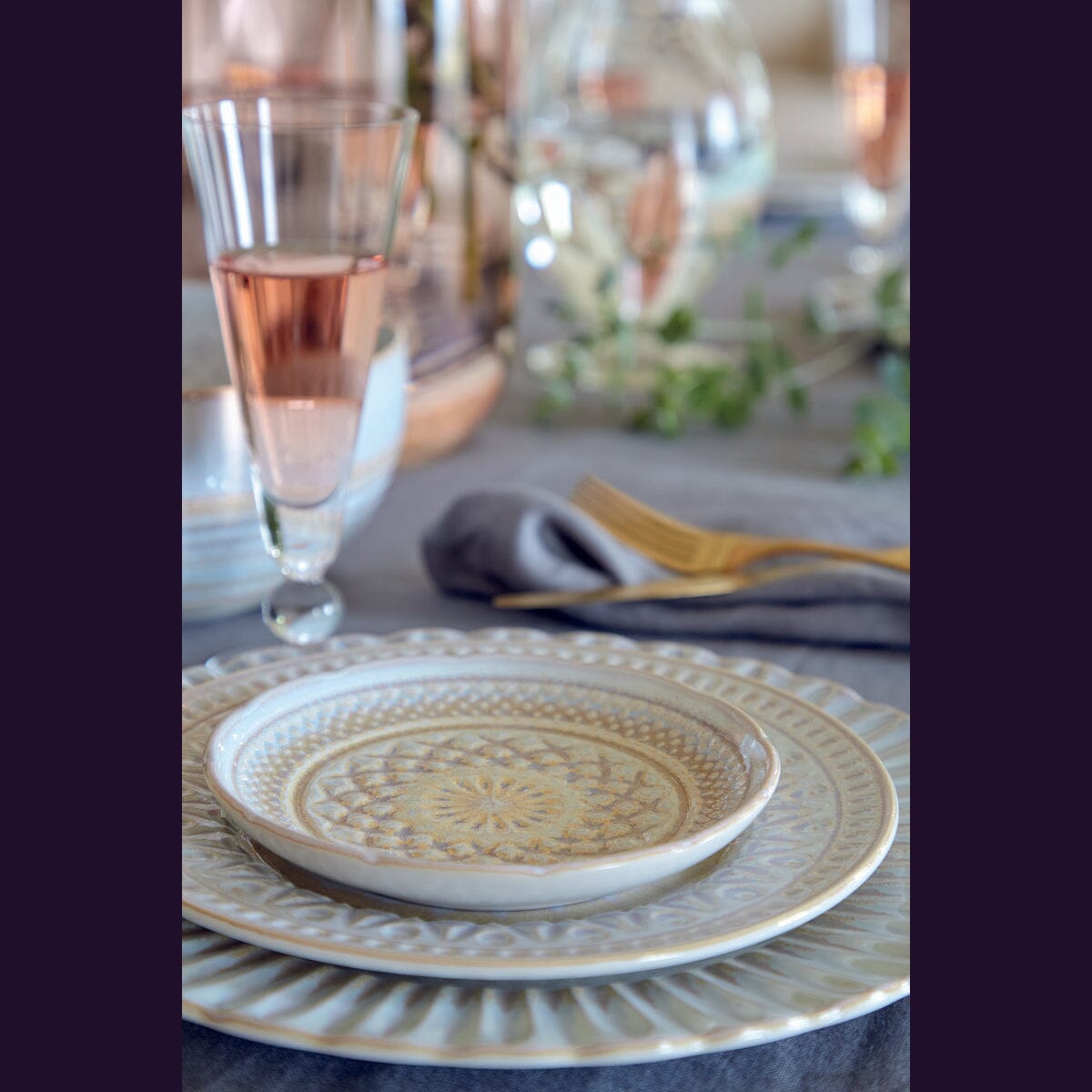 CRISTAL Runde Platte 39 Nacar STP 391 Costa Nova