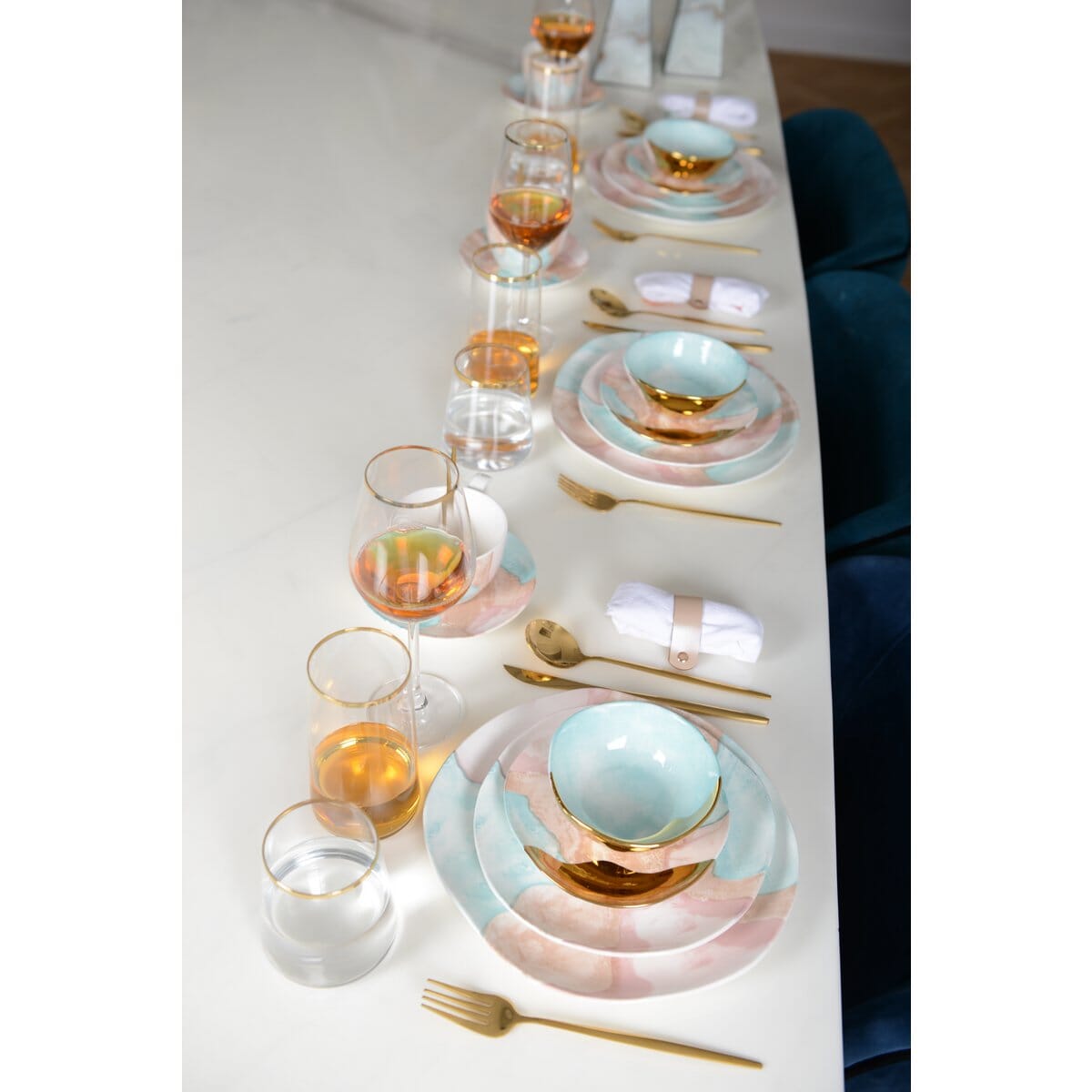 Dreifarbiger Dessertteller Desserteller AULICA