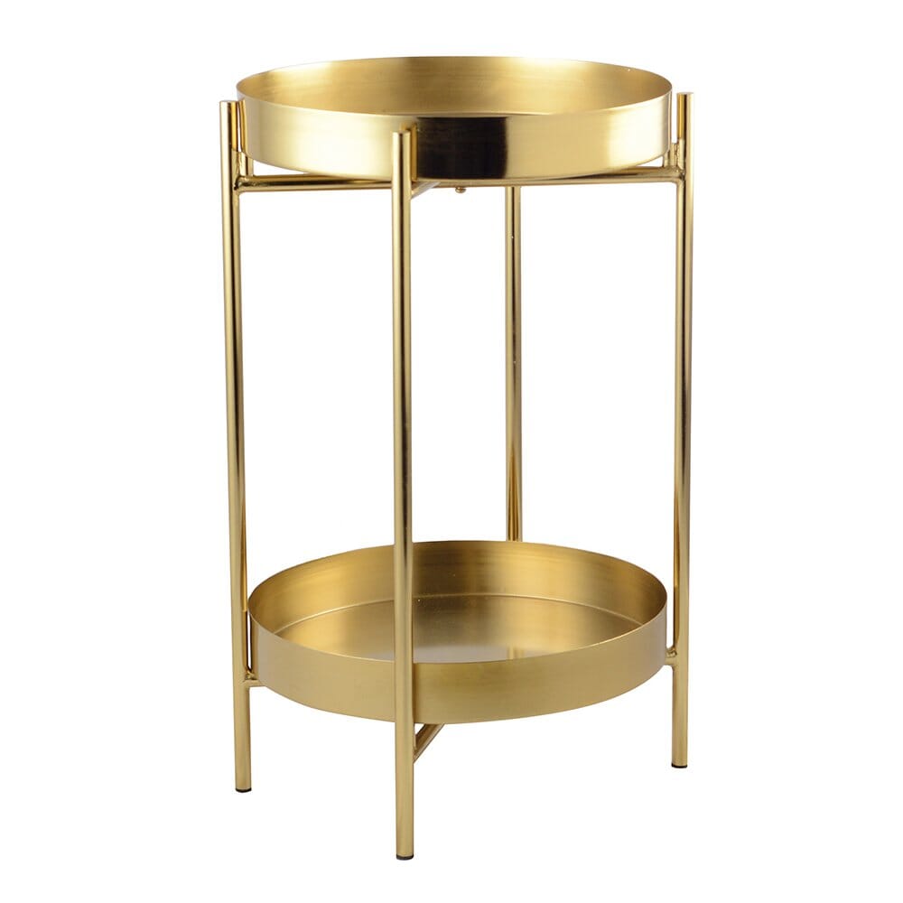 Elegante goldene Etagere Etagere AULICA