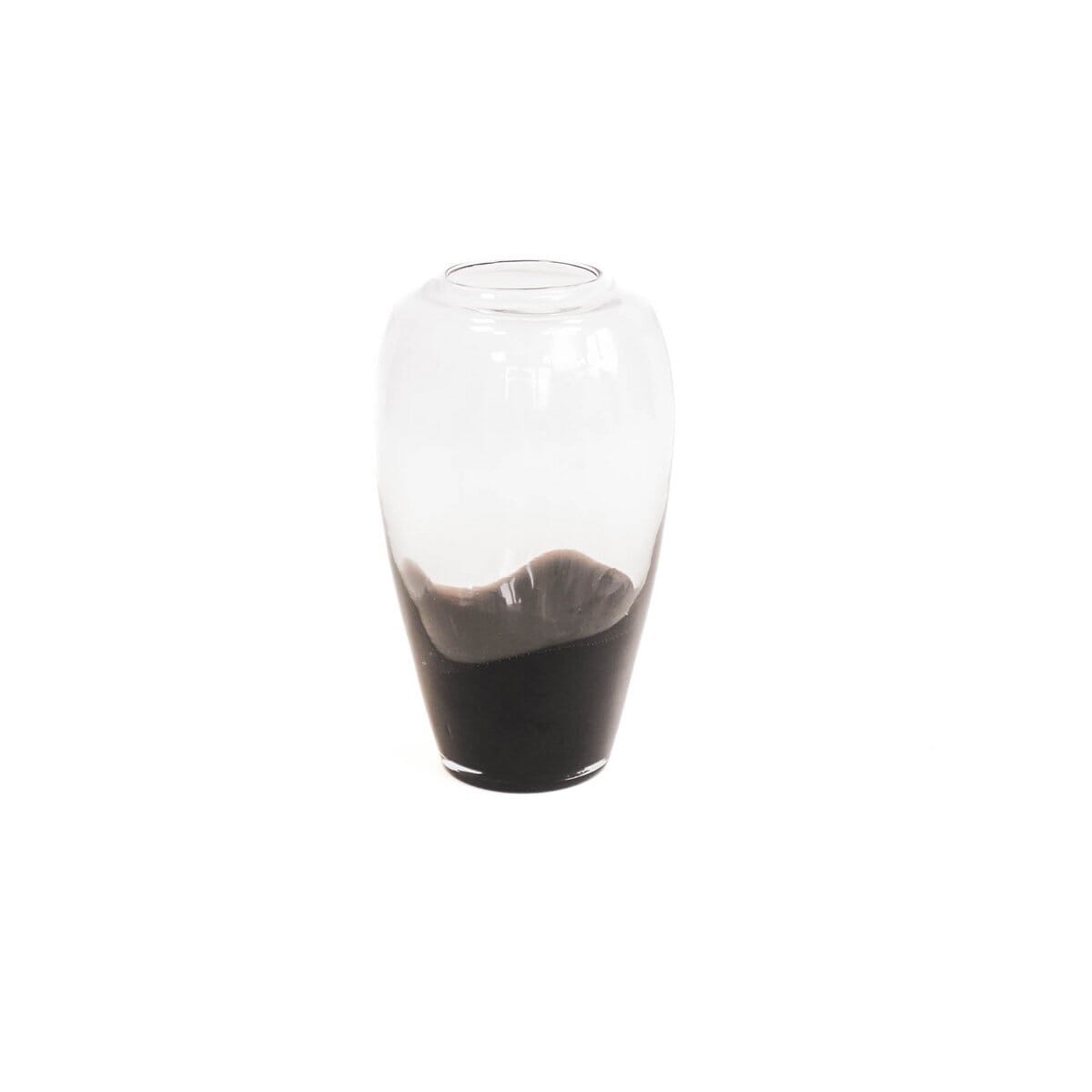 Glasvase – Dipdye schwarz Vase Housevitamin