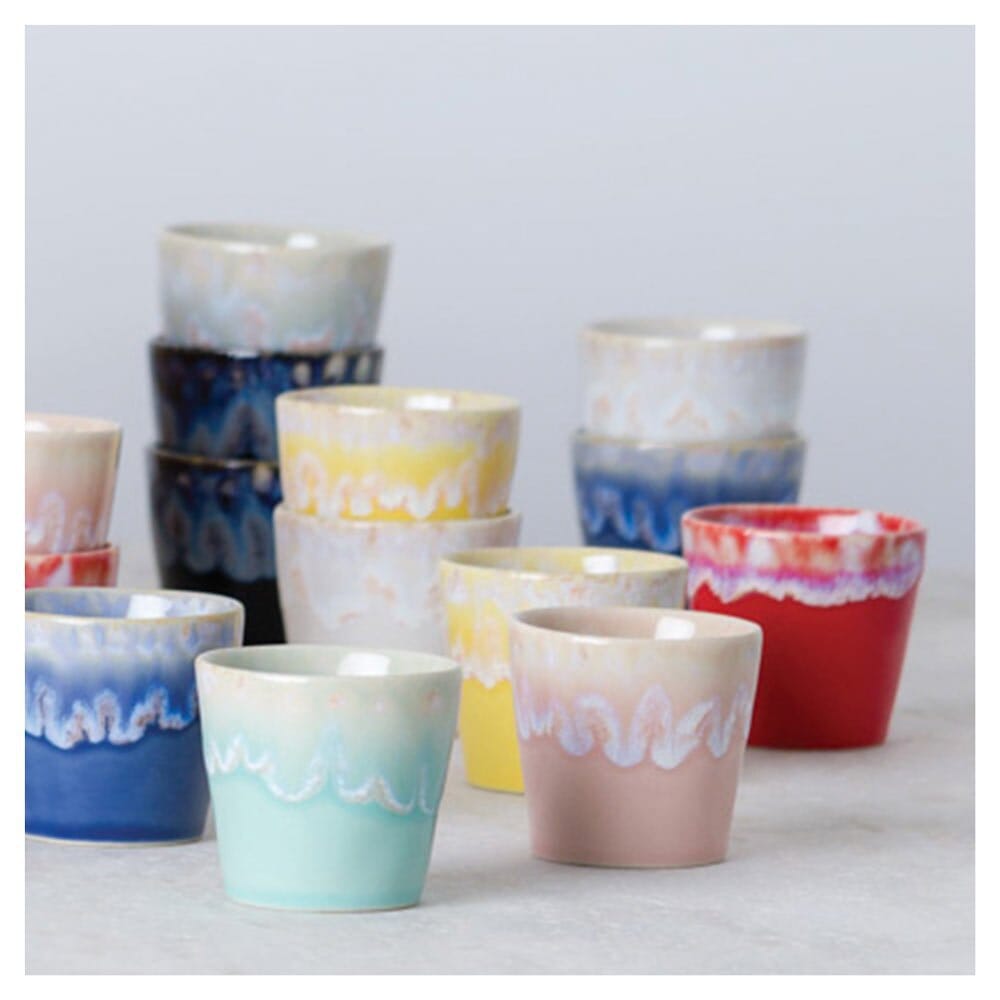 GRESPRESSO Geschenkbox 24 Lungo-Becher mehrfarbig LSCS 09 Costa Nova