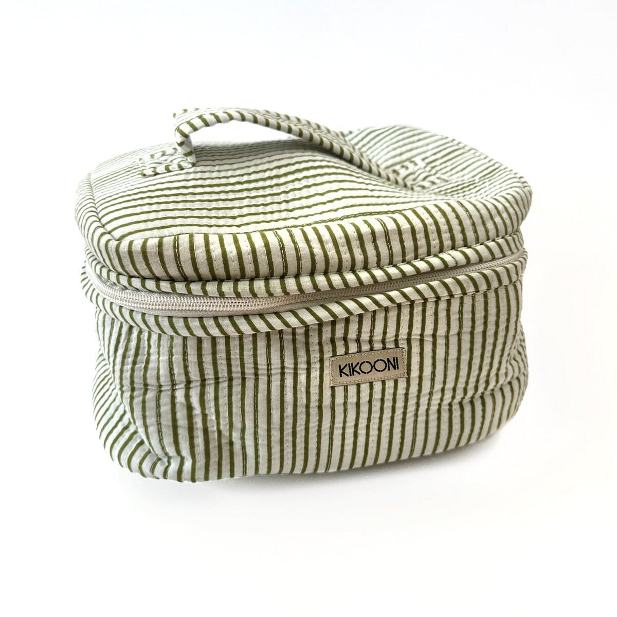 Große Kosmetiktasche BIG BEAUTY "Stripes with P" Kosmetiktasche KIKOONI