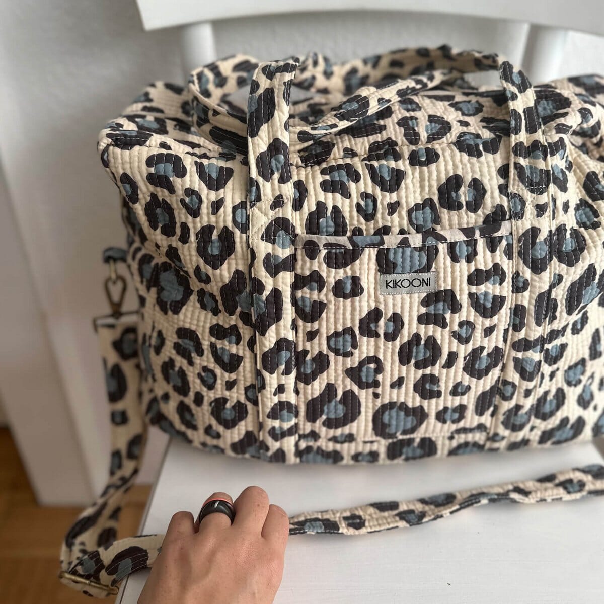 Grosse Reisetasche "blue Leo" Reisetasche KIKOONI