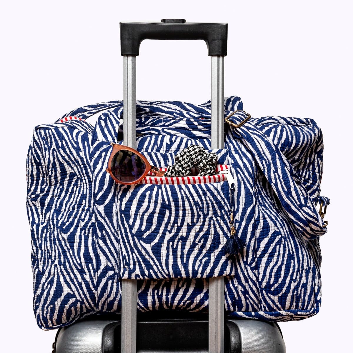 Große Reisetasche "Blue Zebra" KIKOONI