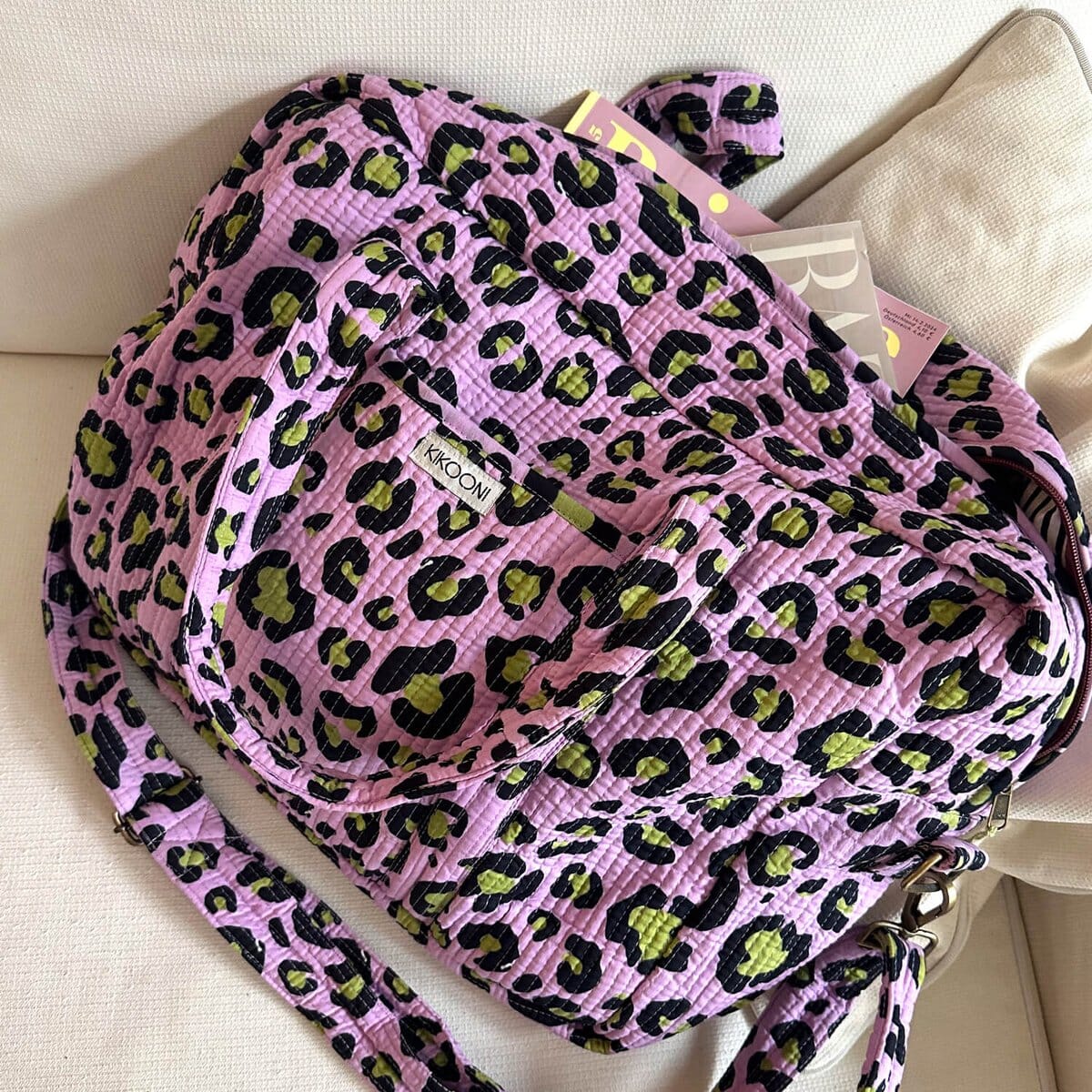 Grosse Reisetasche "Oh Leo cosmic lilac" Reisetasche KIKOONI