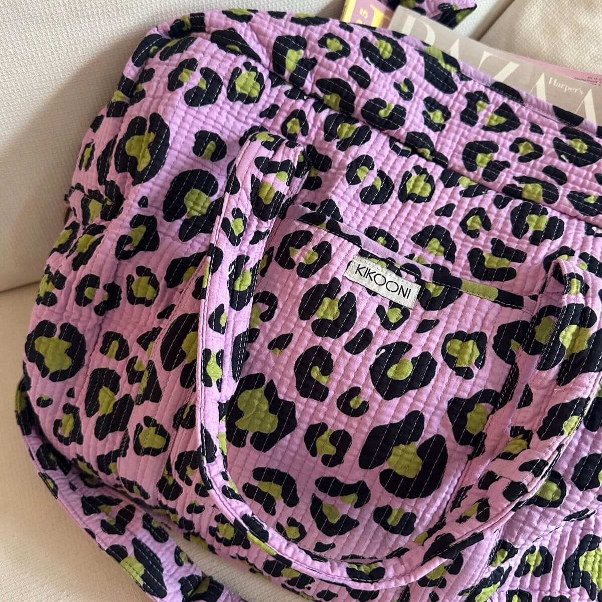 Grosse Reisetasche "Oh Leo cosmic lilac" Reisetasche KIKOONI