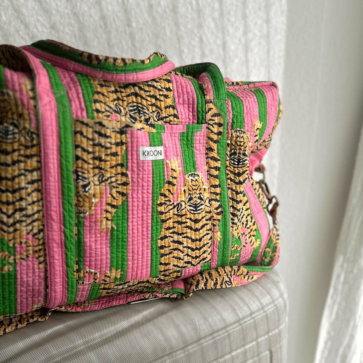 Grosse Reisetasche "Poppy Tiger Candy" Reisetasche KIKOONI