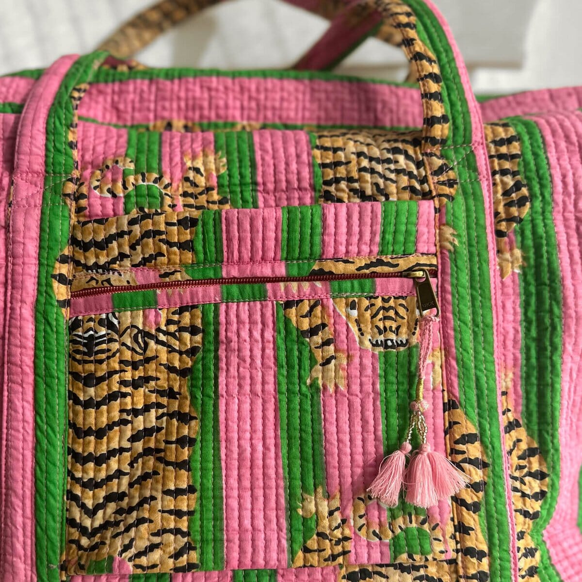 Grosse Reisetasche "Poppy Tiger Candy" Reisetasche KIKOONI