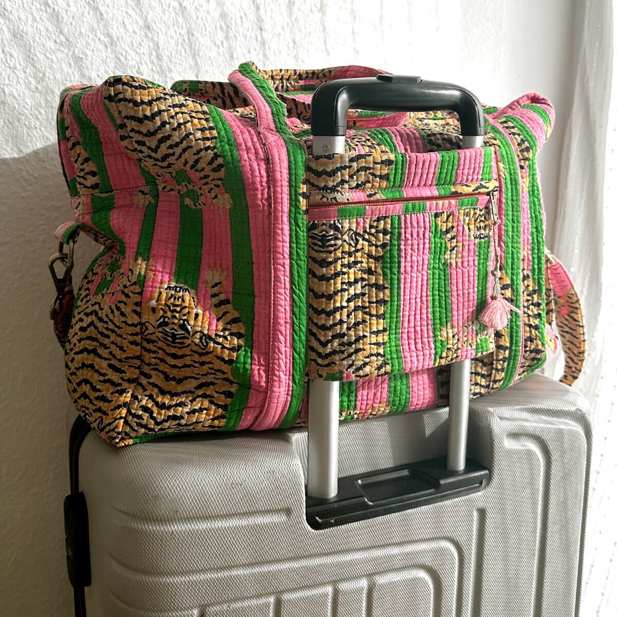 Grosse Reisetasche "Poppy Tiger Candy" Reisetasche KIKOONI