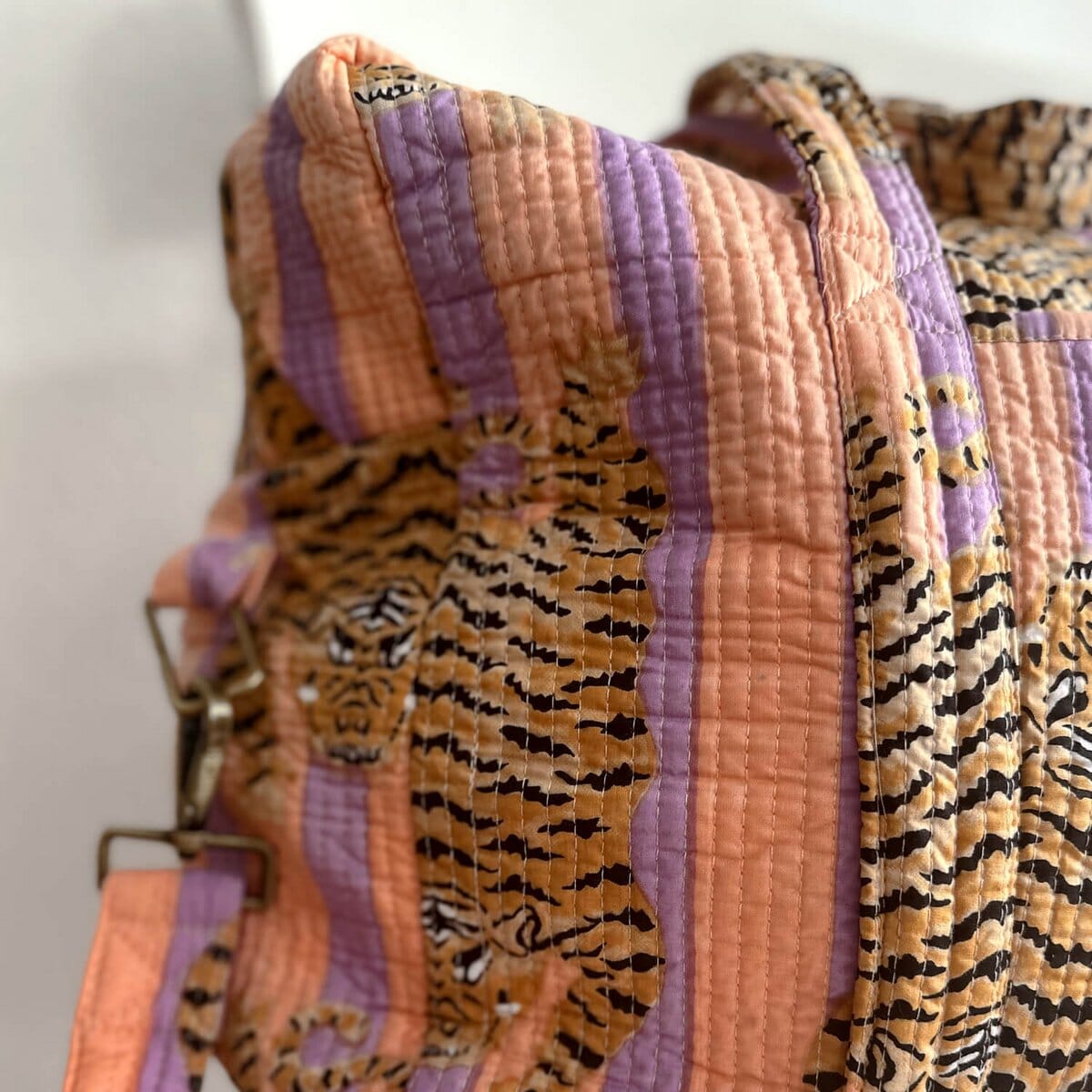 Grosse Reisetasche "Poppy Tiger peach fusion" Reisetasche KIKOONI