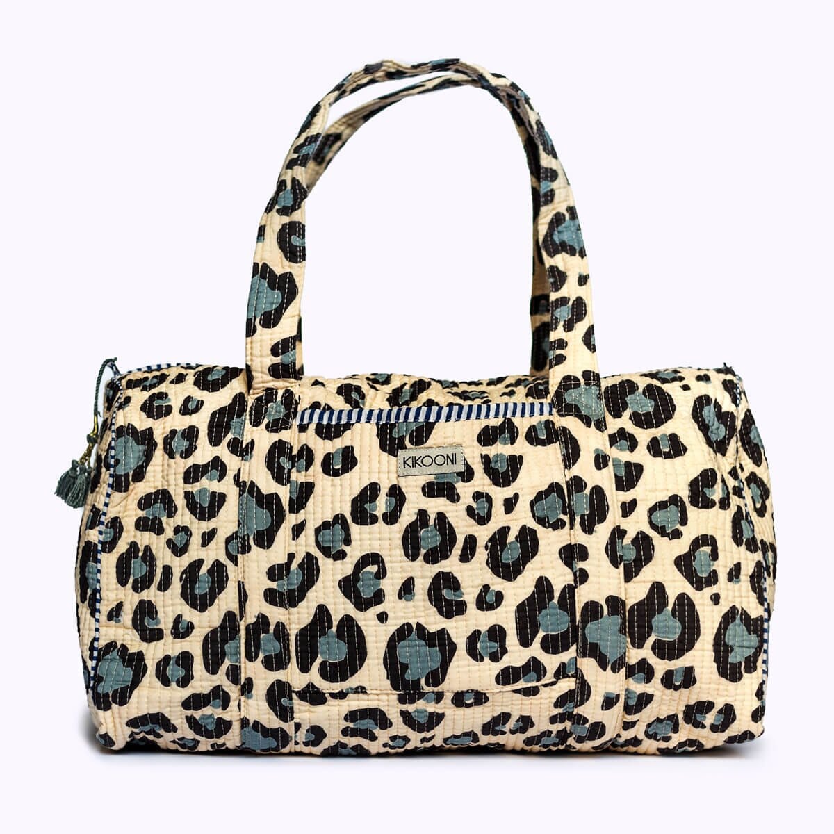 handgemachte Baumwolltasche "blue Leo" KIKOONI