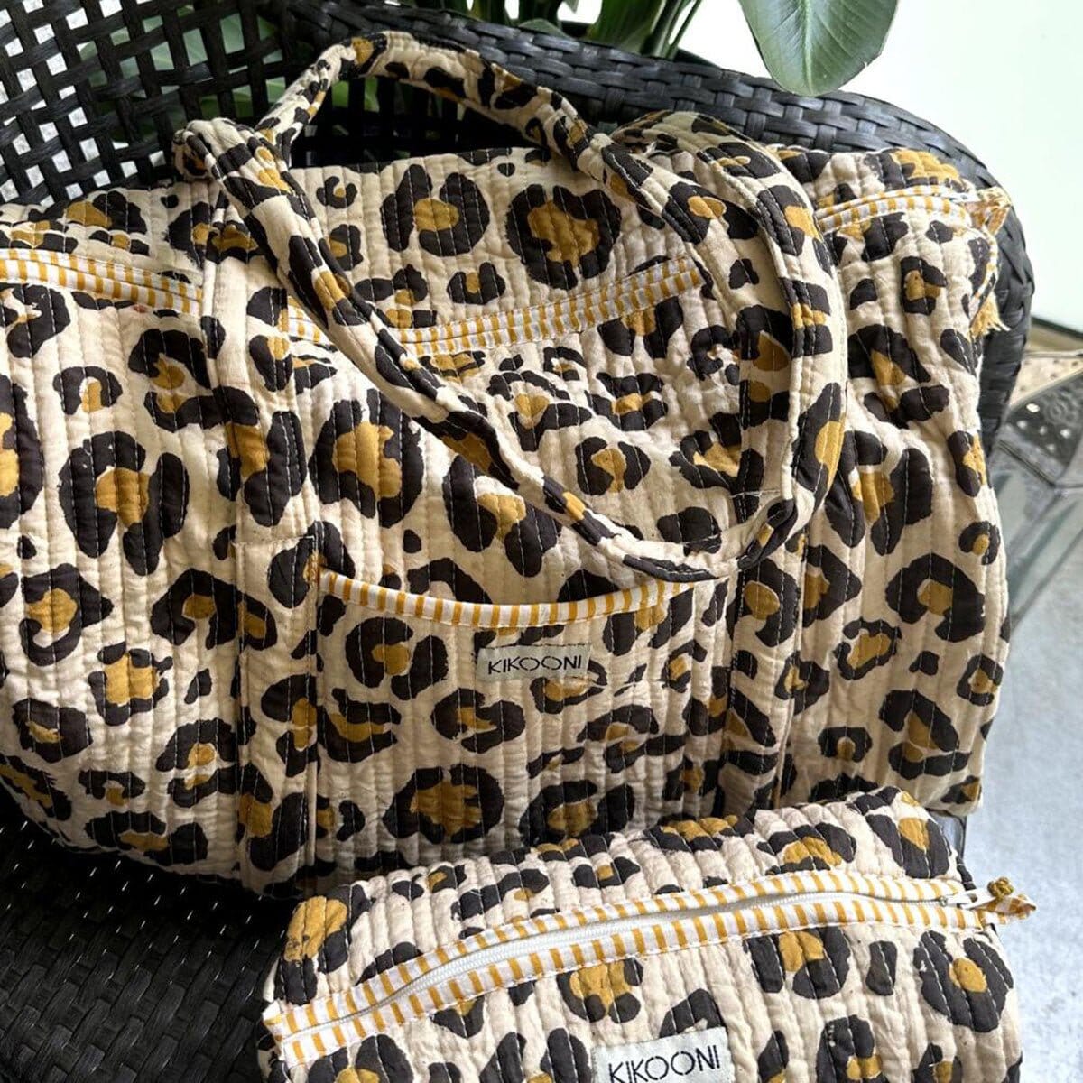 handgemachte Baumwolltasche "oh Leo" KIKOONI