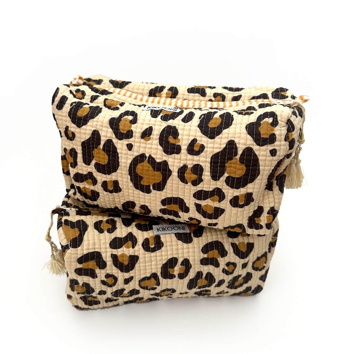Handgemachte Kosmetiktasche "Oh Leo" Kosmetiktasche KIKOONI