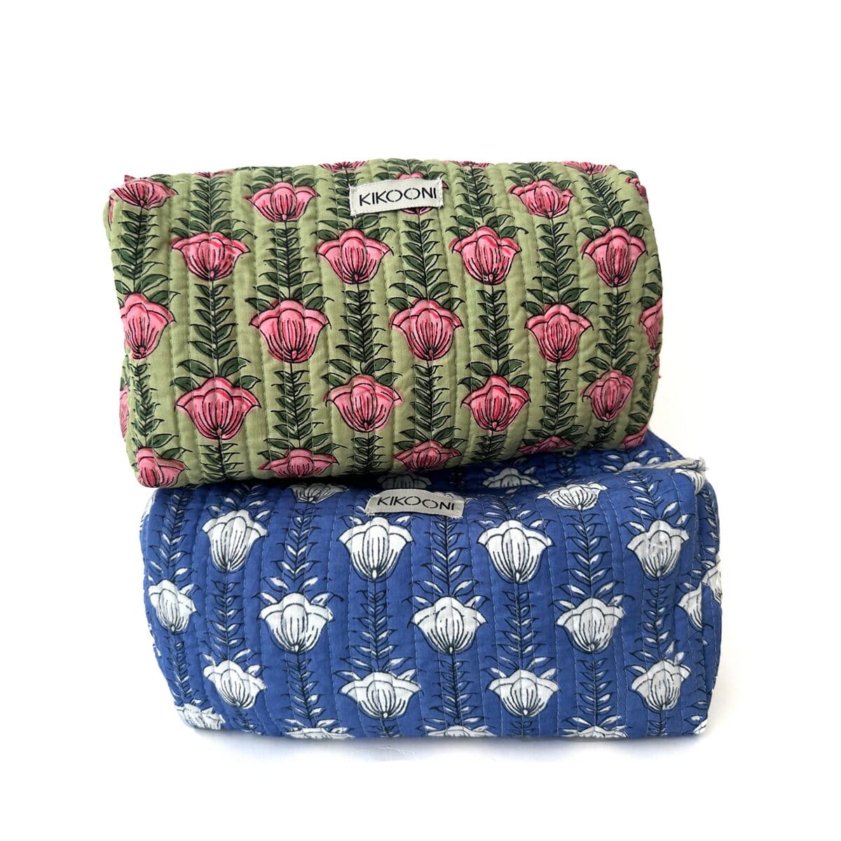 Handgemachte Kosmetiktasche "Poppy Flower" Kosmetiktasche KIKOONI