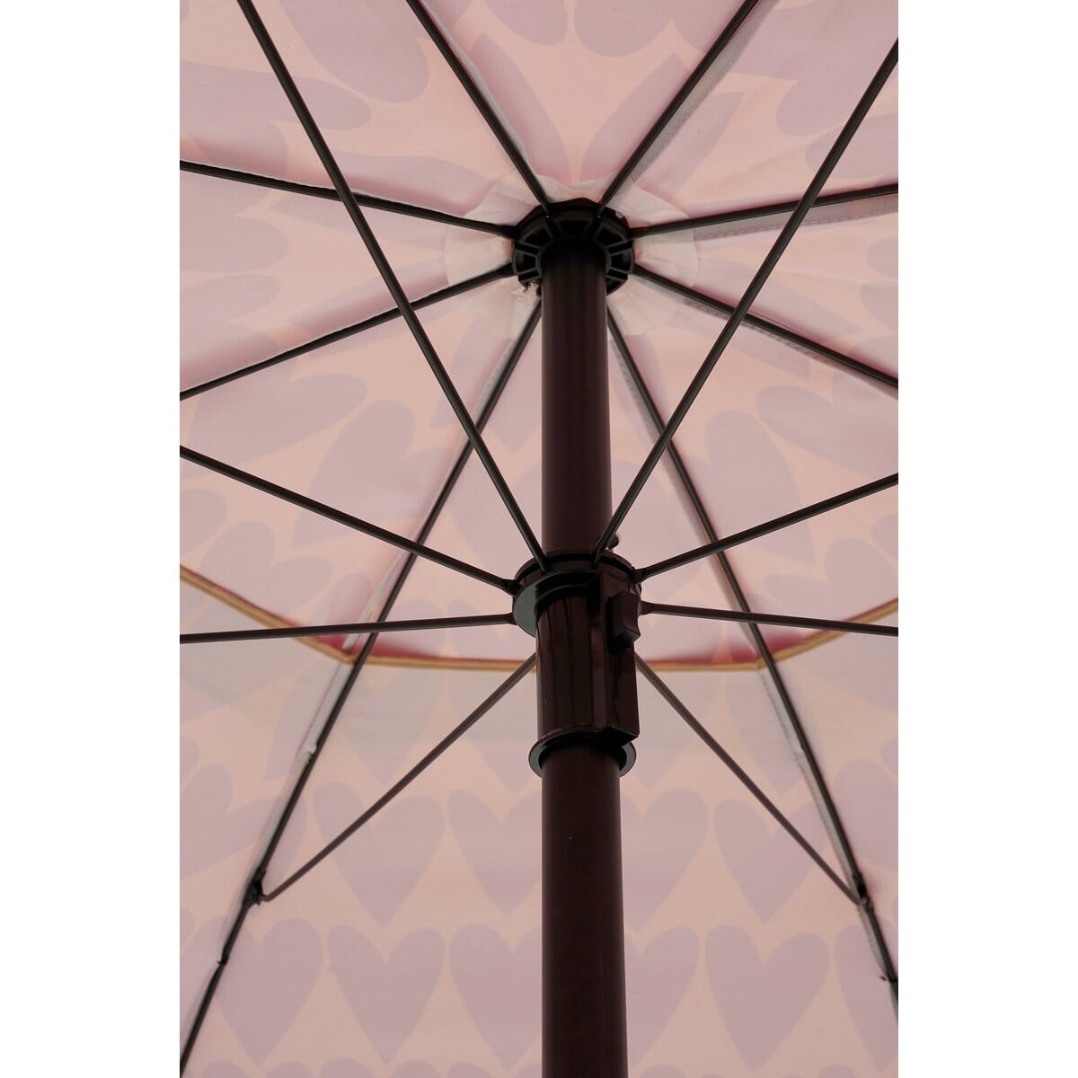 Herz Parasol - H238 x Ø220 cm - Roze Mica Decorations