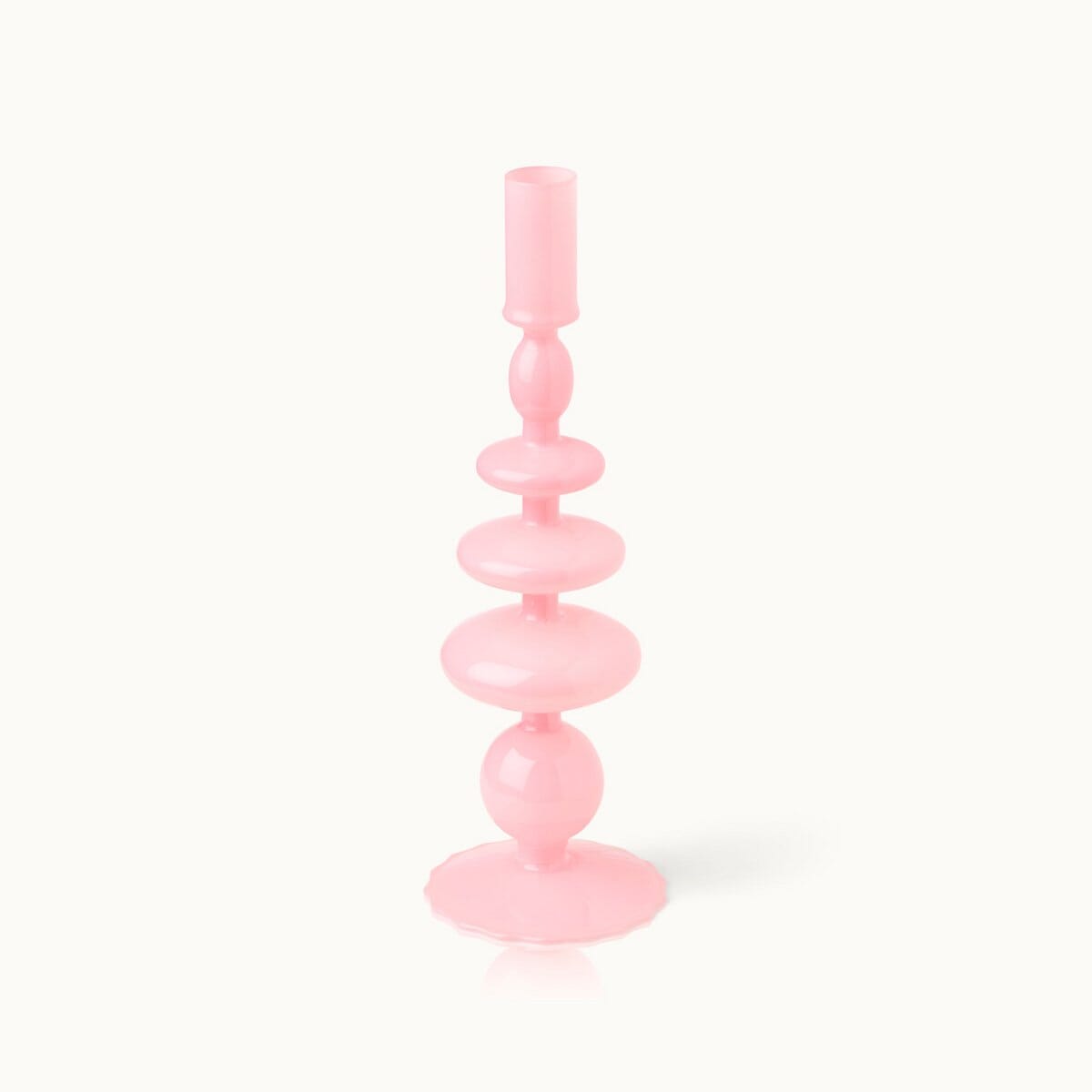 Kerzenständer Bubble aus Glas in Roségold Kerzenständer by Vivi.