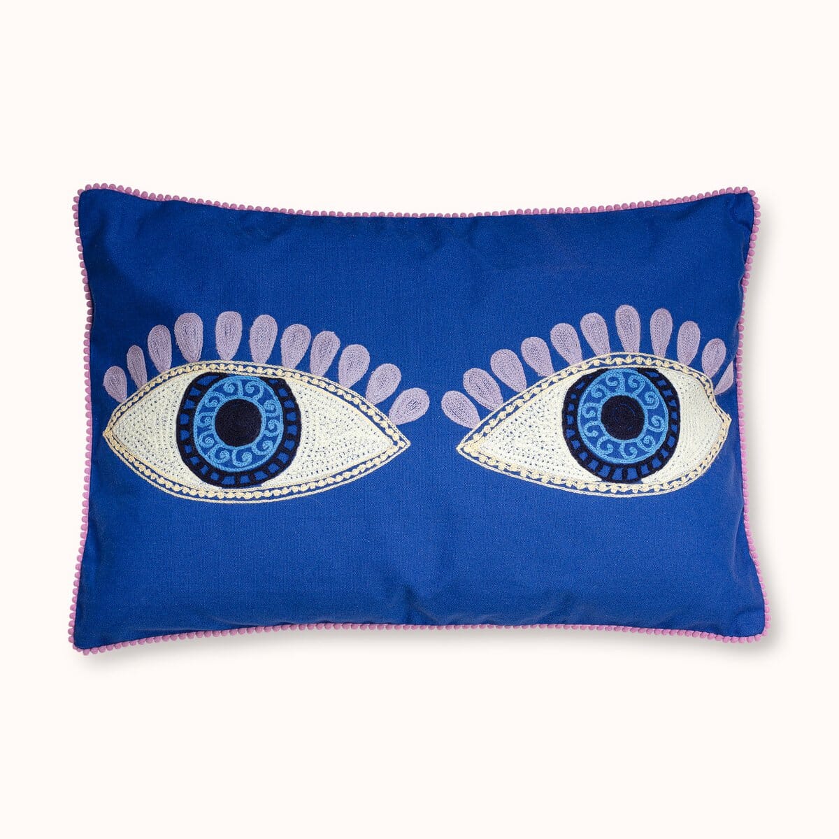 Kissenhülle Blue Evil Eyes Kissenhülle by Vivi.