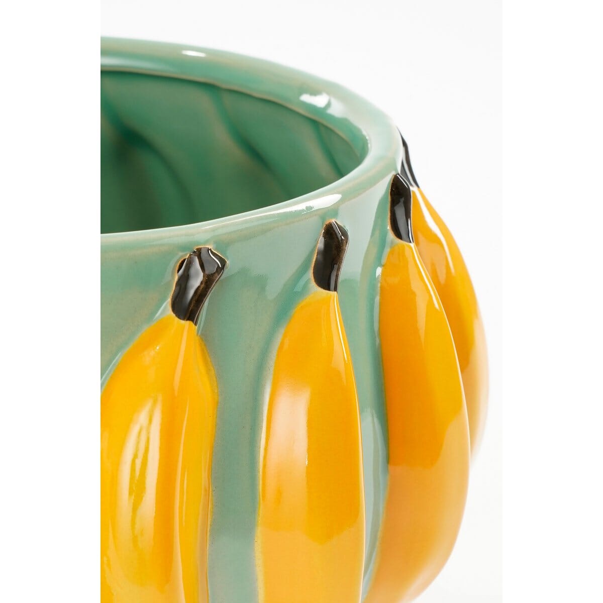 Mosa Blumenpot im Inneren - H18 x Ø24 cm - Keramik - hellgrün Mica Decorations