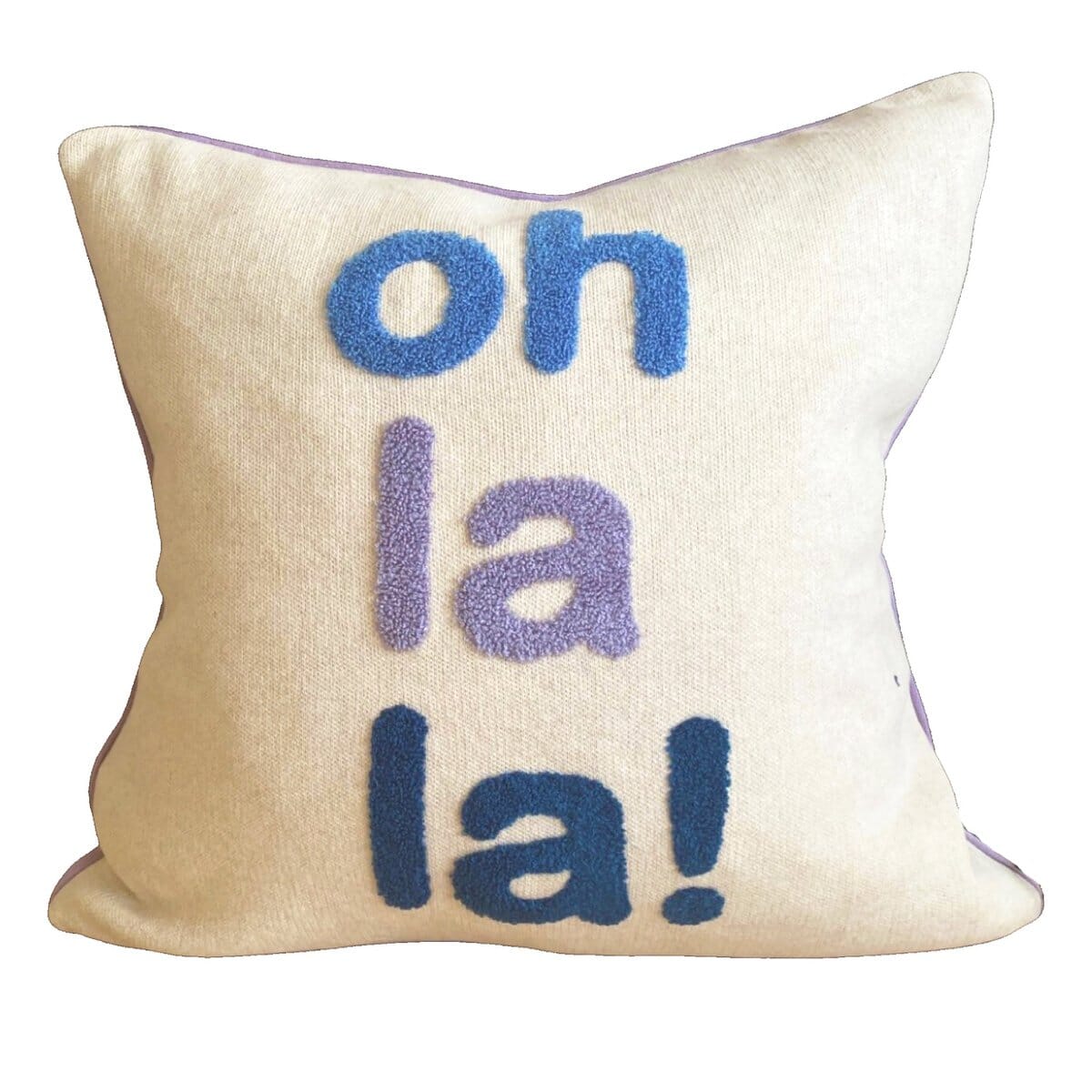 Ohlala Kissenbezug - blau Zierkissen Funky Doris