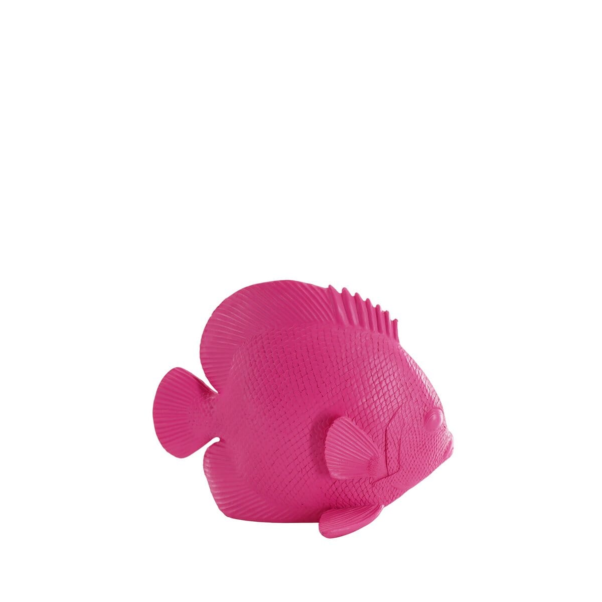 Ornament - Plattfisch - Polyresin - Rosa - 19,5x10,5x16cm Housevitamin