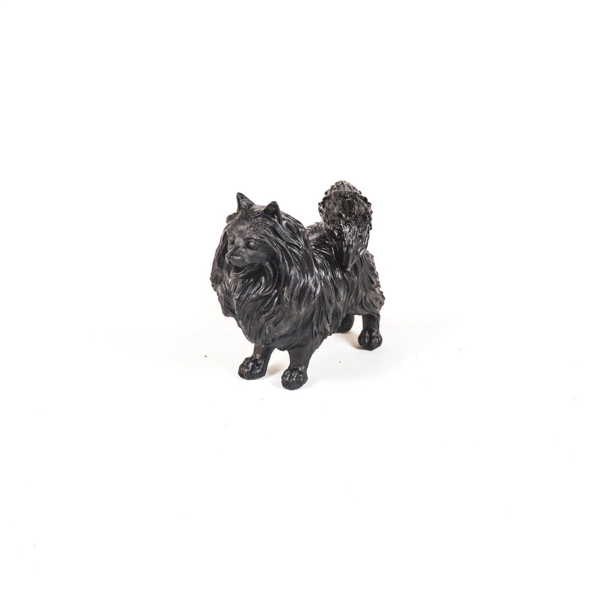Ornament - Pommerscher Hund - Polyresin - Schwarz - 23x10x18cm Housevitamin