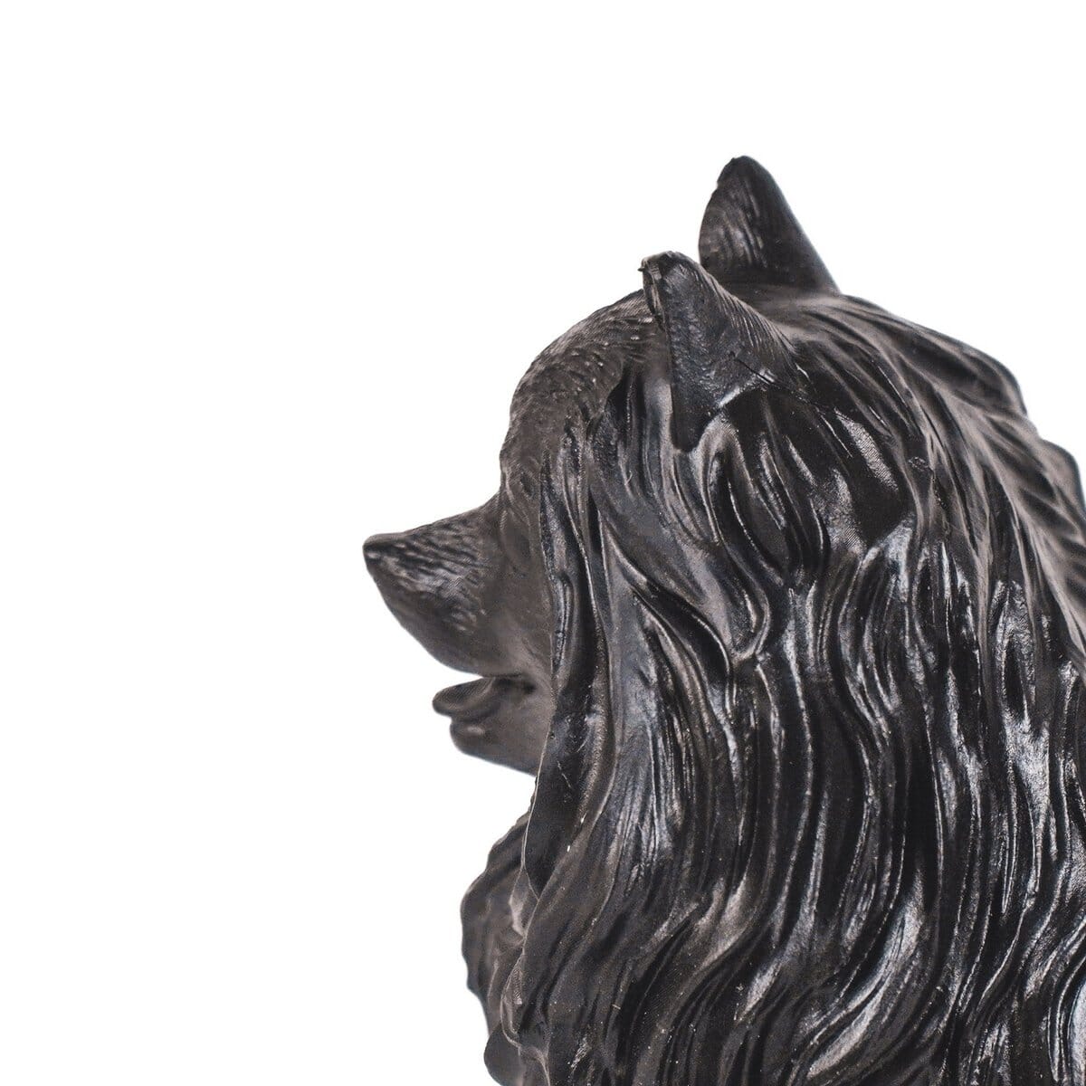 Ornament - Pommerscher Hund - Polyresin - Schwarz - 23x10x18cm Housevitamin