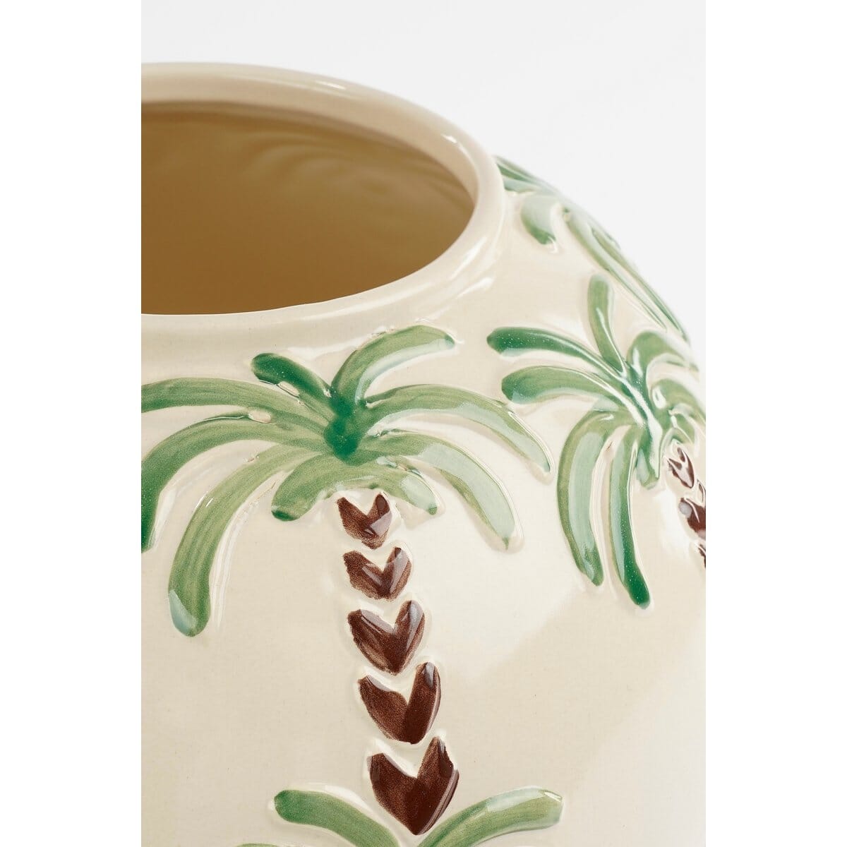 Paradiso Vase - H28 x Ø28 cm - Keramik - Off -White Mica Decorations