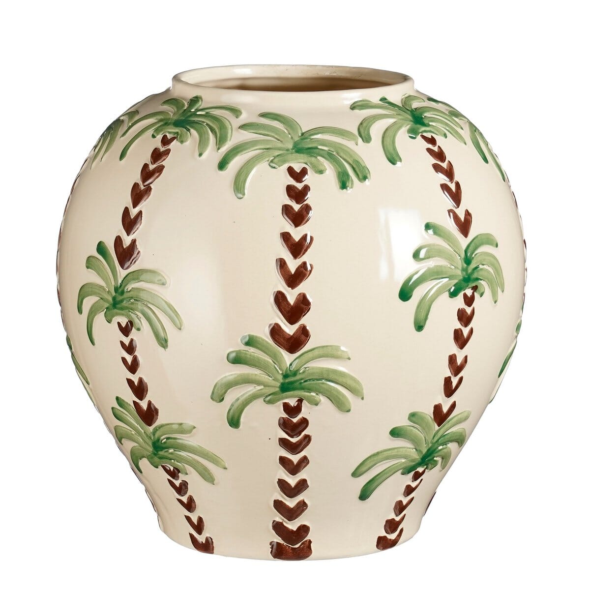 Paradiso Vase - H28 x Ø28 cm - Keramik - Off -White Mica Decorations