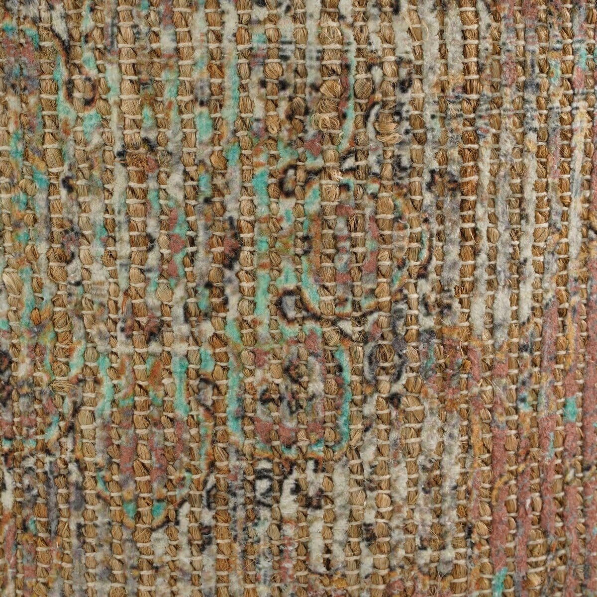 Pouf – H37 x Ø55 cm – Jute – Mehrfarbig In The Mood