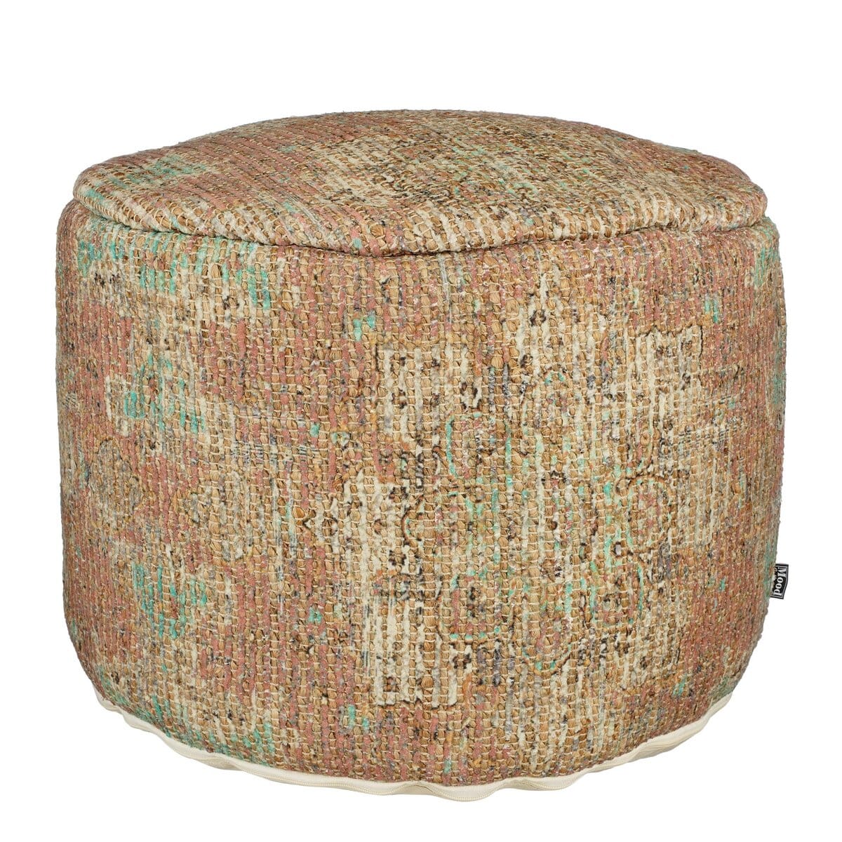 Pouf – H37 x Ø55 cm – Jute – Mehrfarbig In The Mood