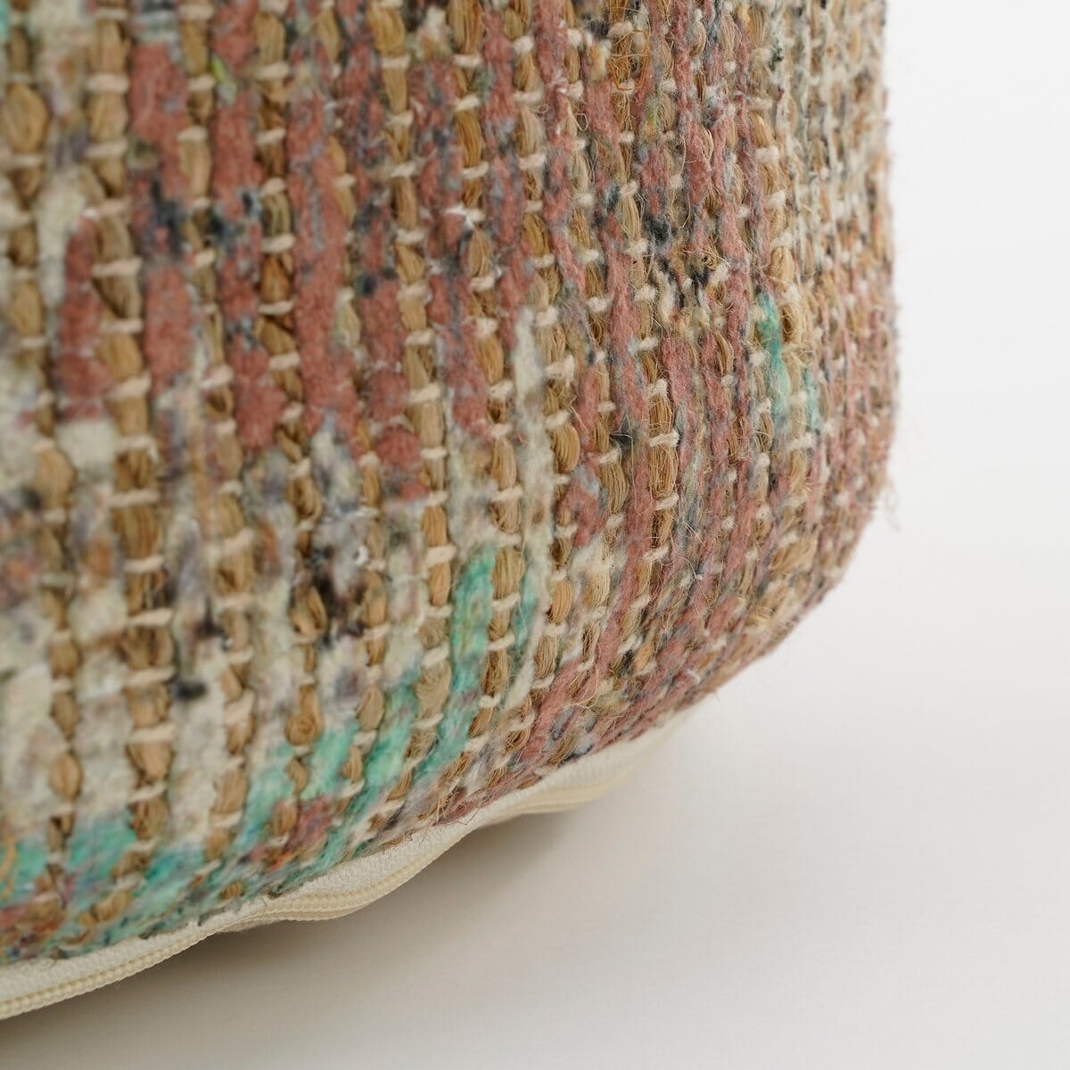 Pouf – H37 x Ø55 cm – Jute – Mehrfarbig In The Mood