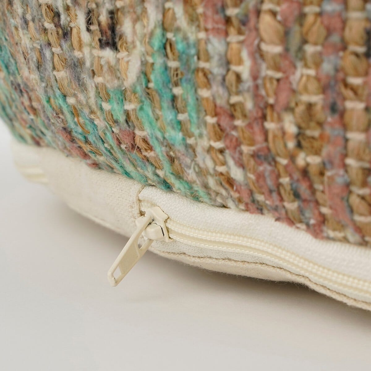 Pouf – H37 x Ø55 cm – Jute – Mehrfarbig In The Mood