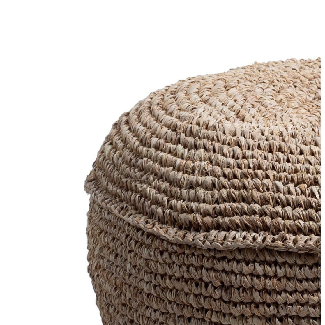 Pouf TELU aus Naturfasern (3 Größen) Pouf Soeji