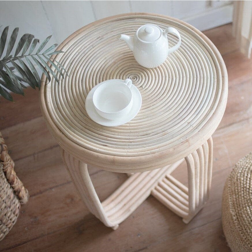 Rattan-Beistelltisch KANTHI Beistelltisch Soeji