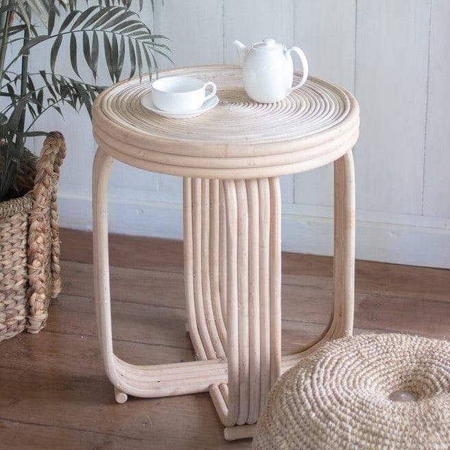 Rattan-Beistelltisch KANTHI Beistelltisch Soeji