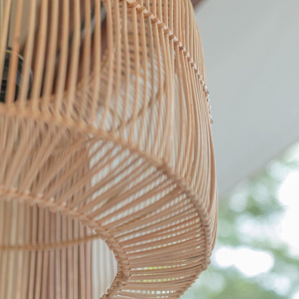 Rattanlampe LIKU - 2 Größen Hängelampe Soeji