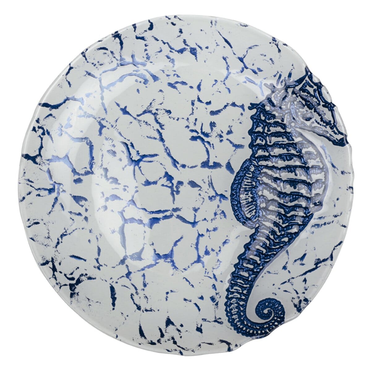 Set mit 4 marineblauen Tellern, 21 cm Teller AULICA
