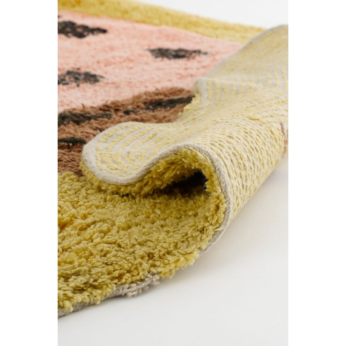Teppich Erdbeere – L120 x B95 cm – Baumwolle – Rosa In The Mood