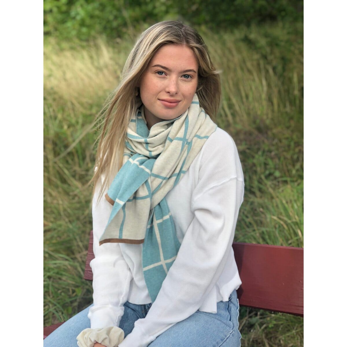 Todden Schal Seeblau Funky Doris