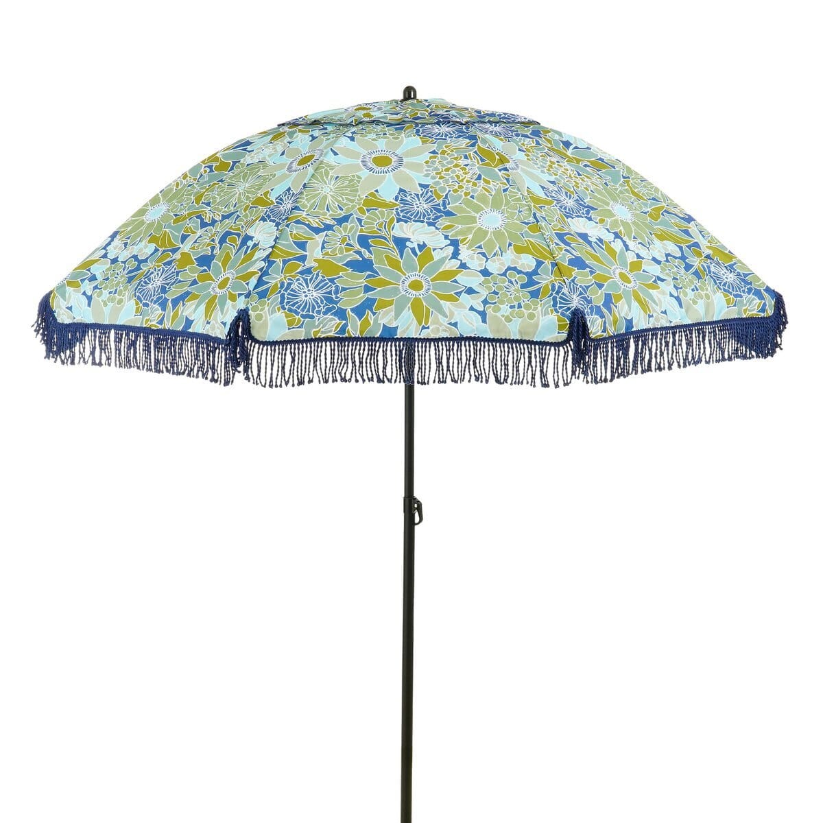 Blumenparasol - H238 x Ø220 cm - Blau Mica Decorations 