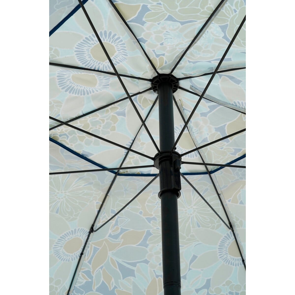 Blumenparasol - H238 x Ø220 cm - Blau Mica Decorations 