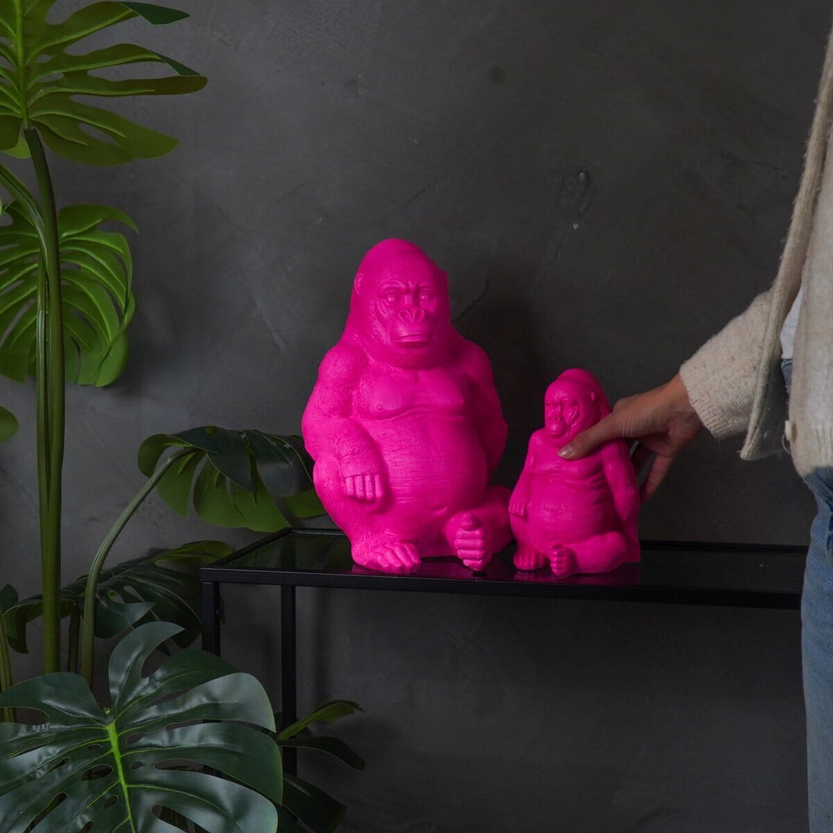 Deko Gorilla in Pink Dekoration Housevitamin 