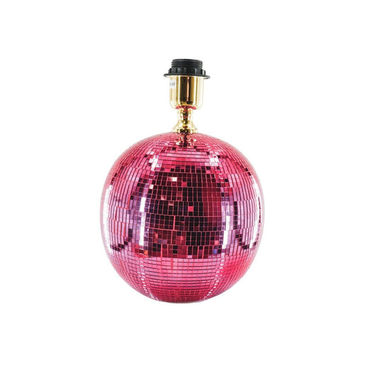 Lampe - Disco Ball - Glas - Pink - 20x20x20cm Housevitamin 
