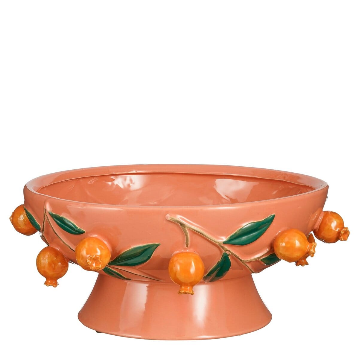 Melika Dekorationsskala - H16 x Ø39 cm - Keramik - Pink Mica Decorations 