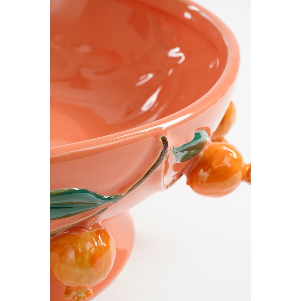Melika Dekorationsskala - H16 x Ø39 cm - Keramik - Pink Mica Decorations 