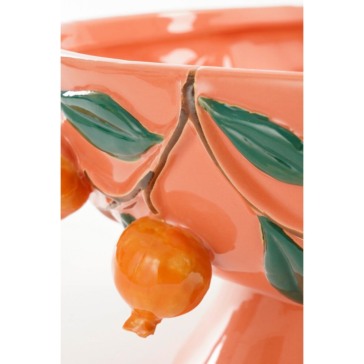 Melika Dekorationsskala - H16 x Ø39 cm - Keramik - Pink Mica Decorations 