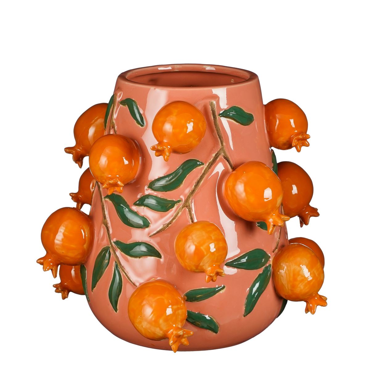 Melika Vase – H31 x Ø34 cm – Keramik – Rosa Mica Decorations 